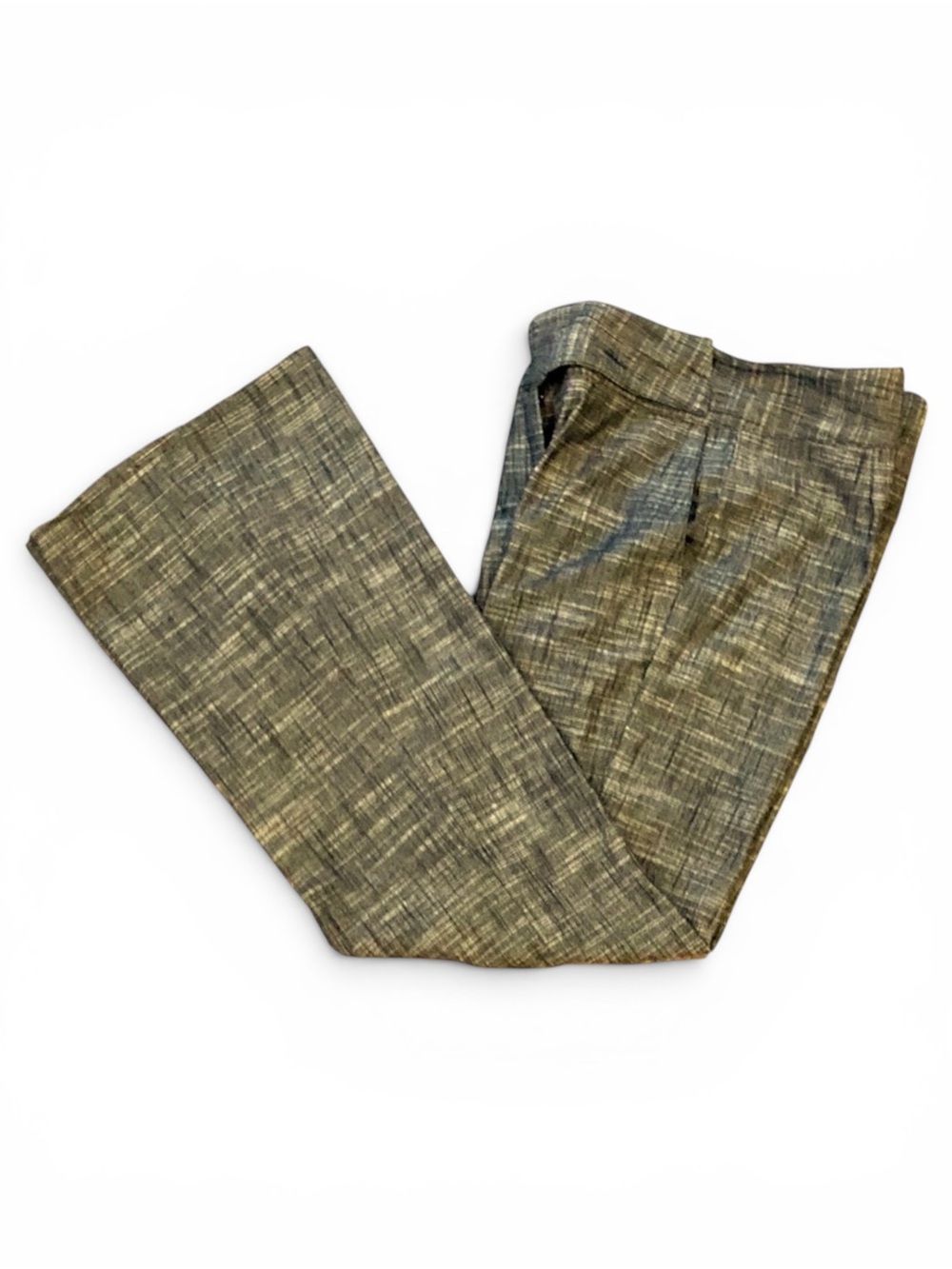 To The Max! Black & Gray Cotton Tweed  Dress Pant